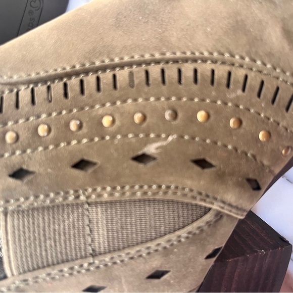 Baretraps Izzie Shooties Peep Toe Women's Shoes Moss Size 5 - Picture 12 of 14